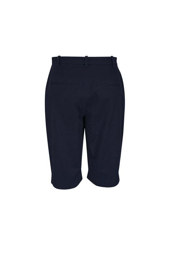 Vince Coastal Blue Mid-Rise Chino Shorts - view 3
