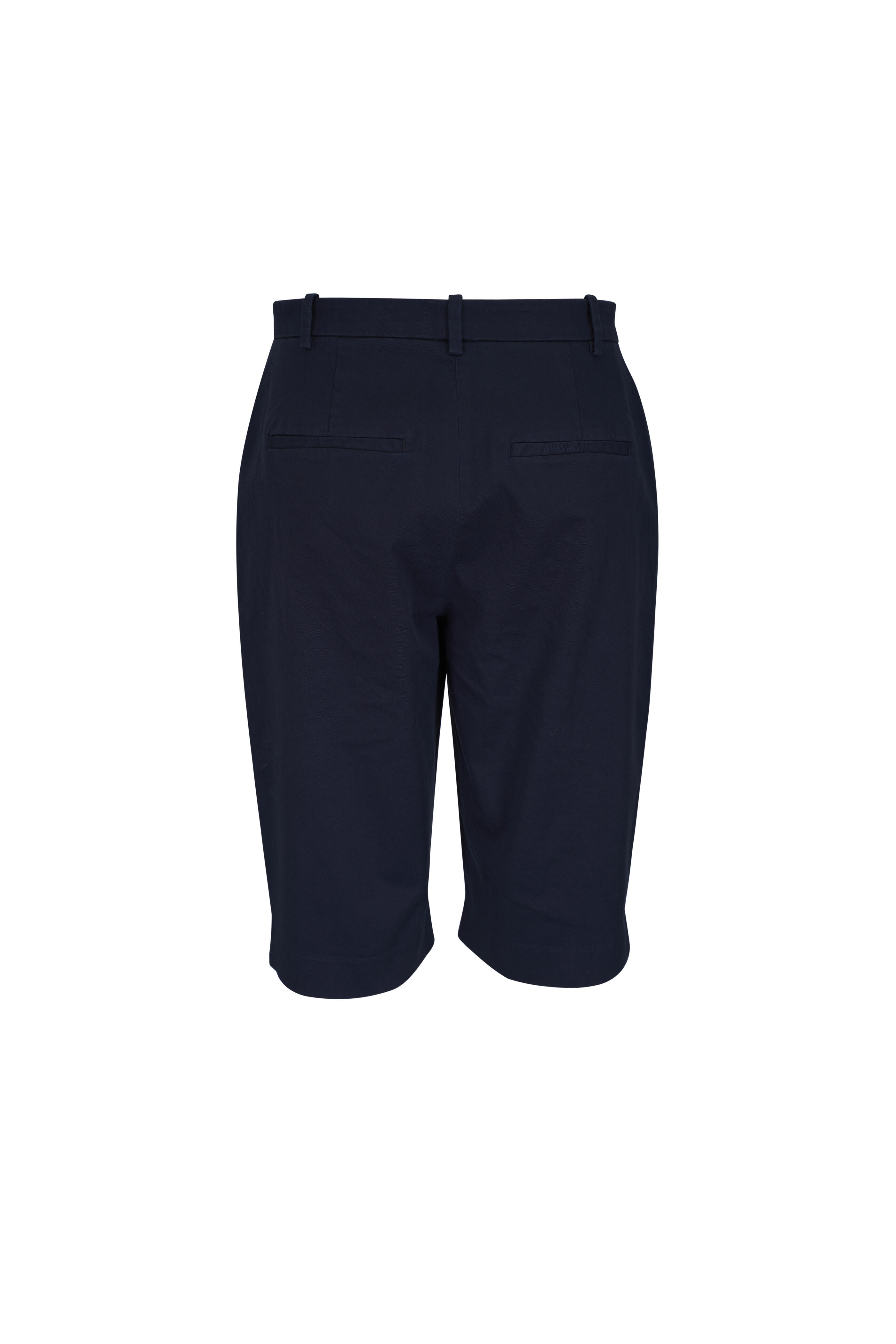 Vince - Coastal Blue Mid-Rise Chino Shorts