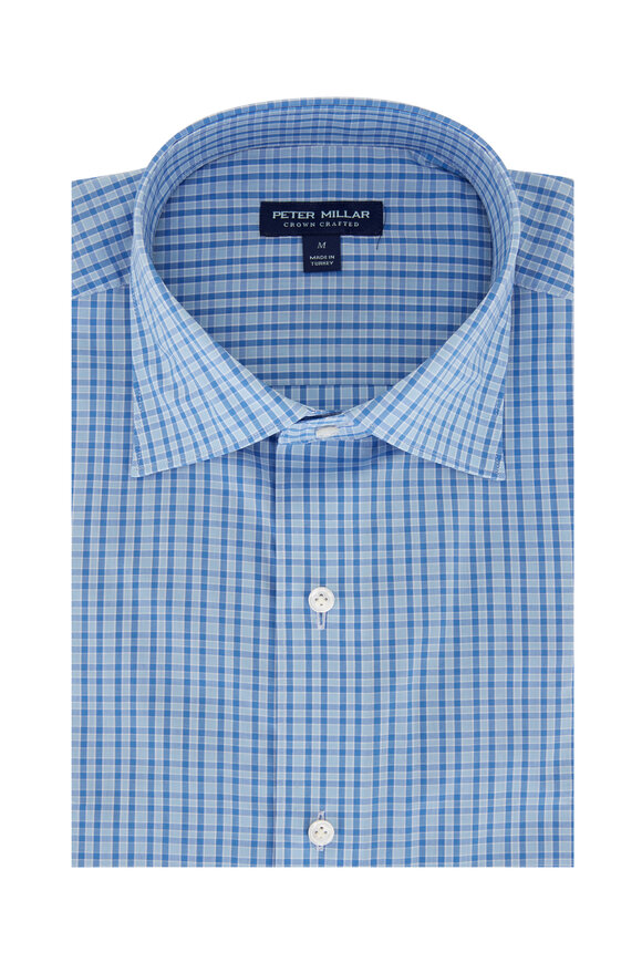 Peter Millar - Nordic Blue Riff Cotton Stretch Sport Shirt