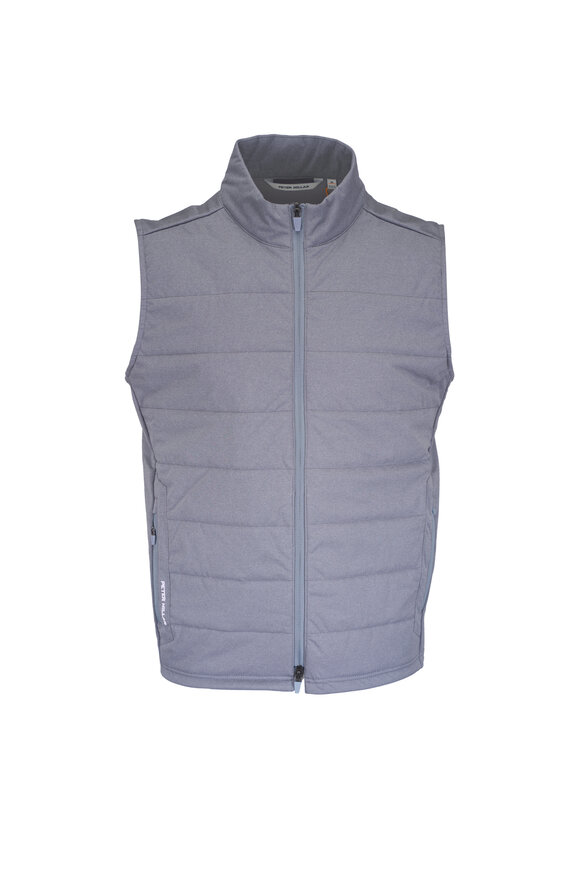 Peter Millar Oslo Gray Fuse Hybrid Vest