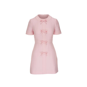 Valentino★素敵！Ivory/Pink/Black w/ Bow Belt A-Line Dress s-l1200.jpg