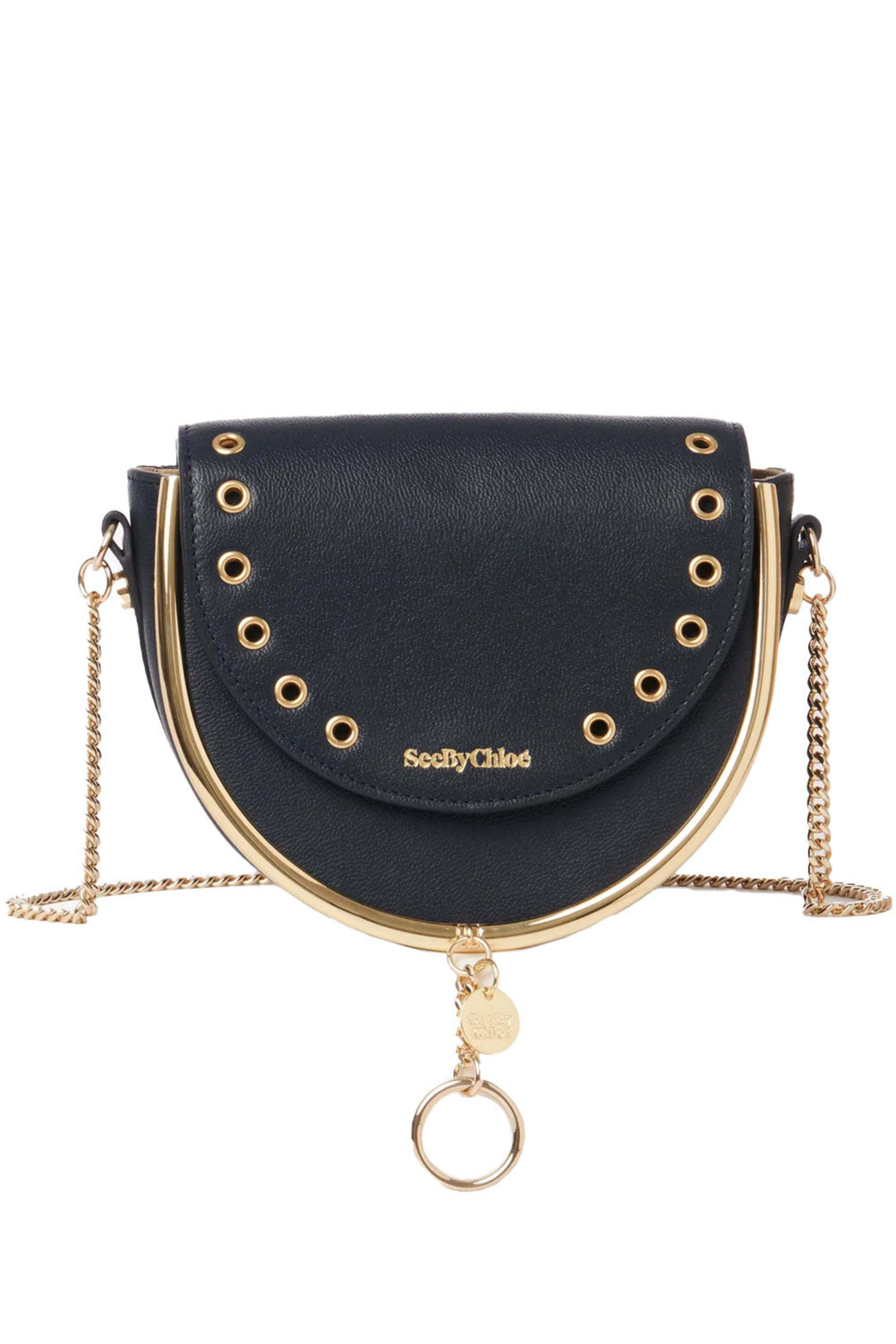 See by Chloé - Mara Evening Bag in Graphite Blue