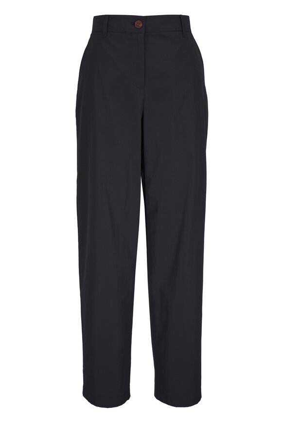 Lafayette 148 New York Kent Black Barrel Leg Ankle Jean - view 1