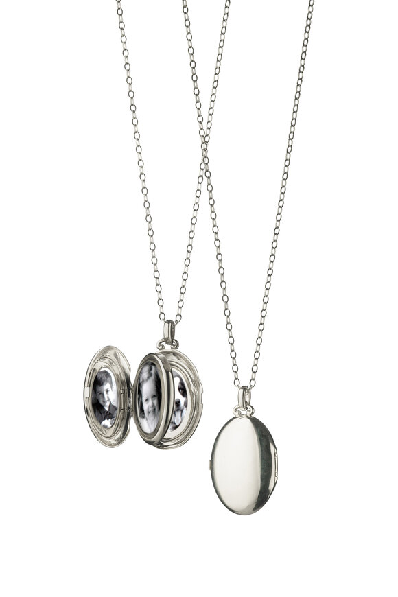 Monica Rich Kosann - Sterling Silver Oval Locket