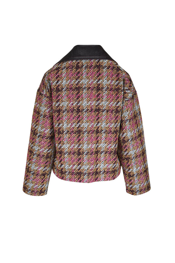 Odeeh Rose Mixed Print Jacket - view 4