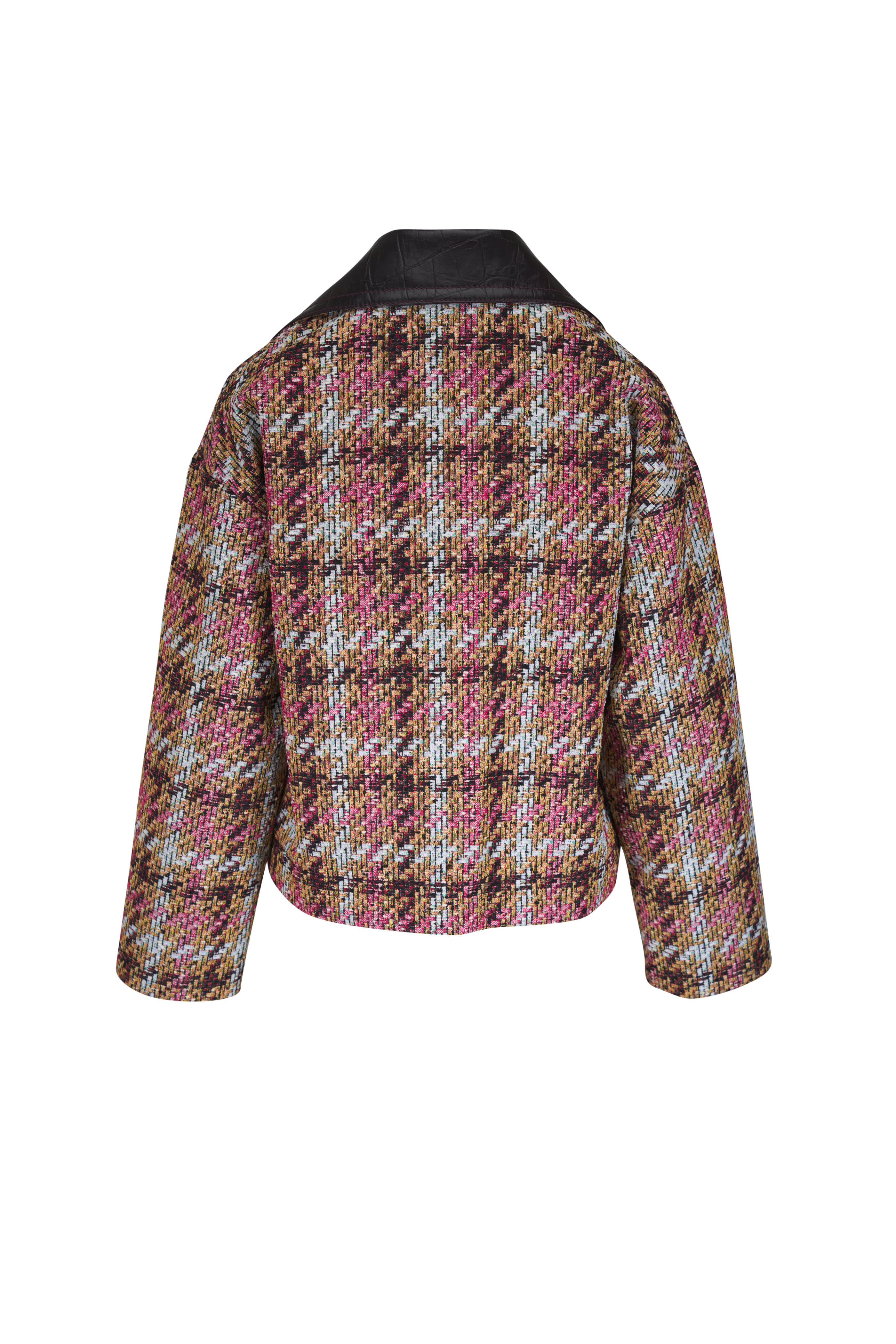 Odeeh - Rose Mixed Print Jacket - view 4