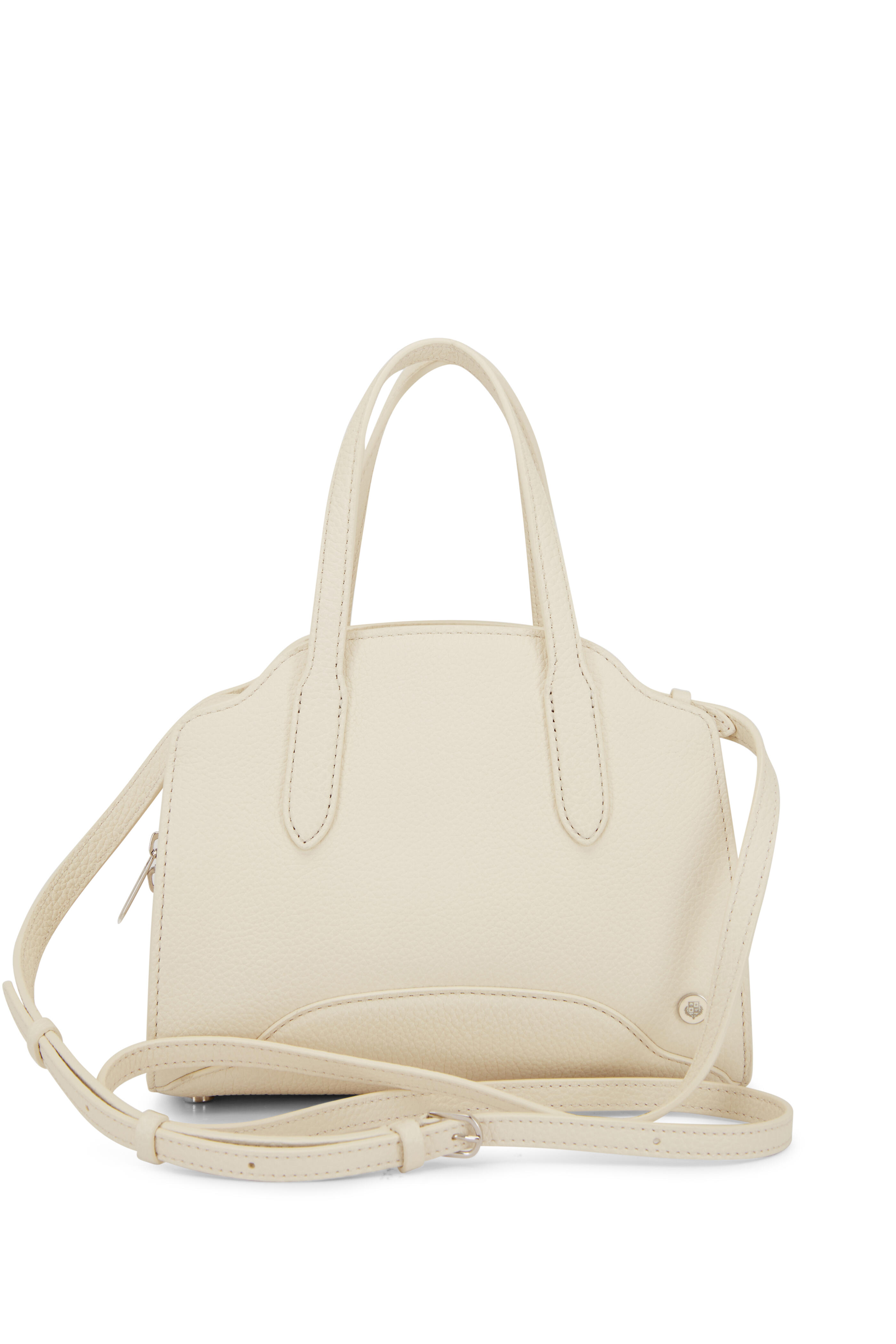 Loro Piana - Sesia White Grain Leather Micro Bag