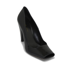 Khaite - Cedar Black Leather Pump, 90mm | Mitchell Stores