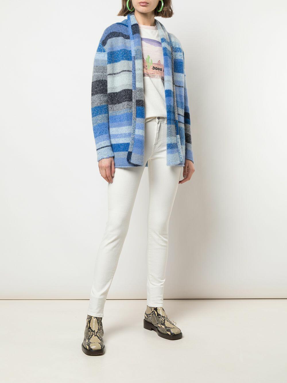 R13 - Allison Rinsed White Skinny Jean