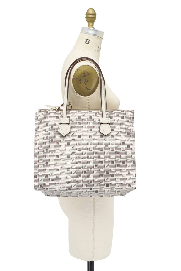 Moreau Paris - Bregancon Small Cream Leather Satchel