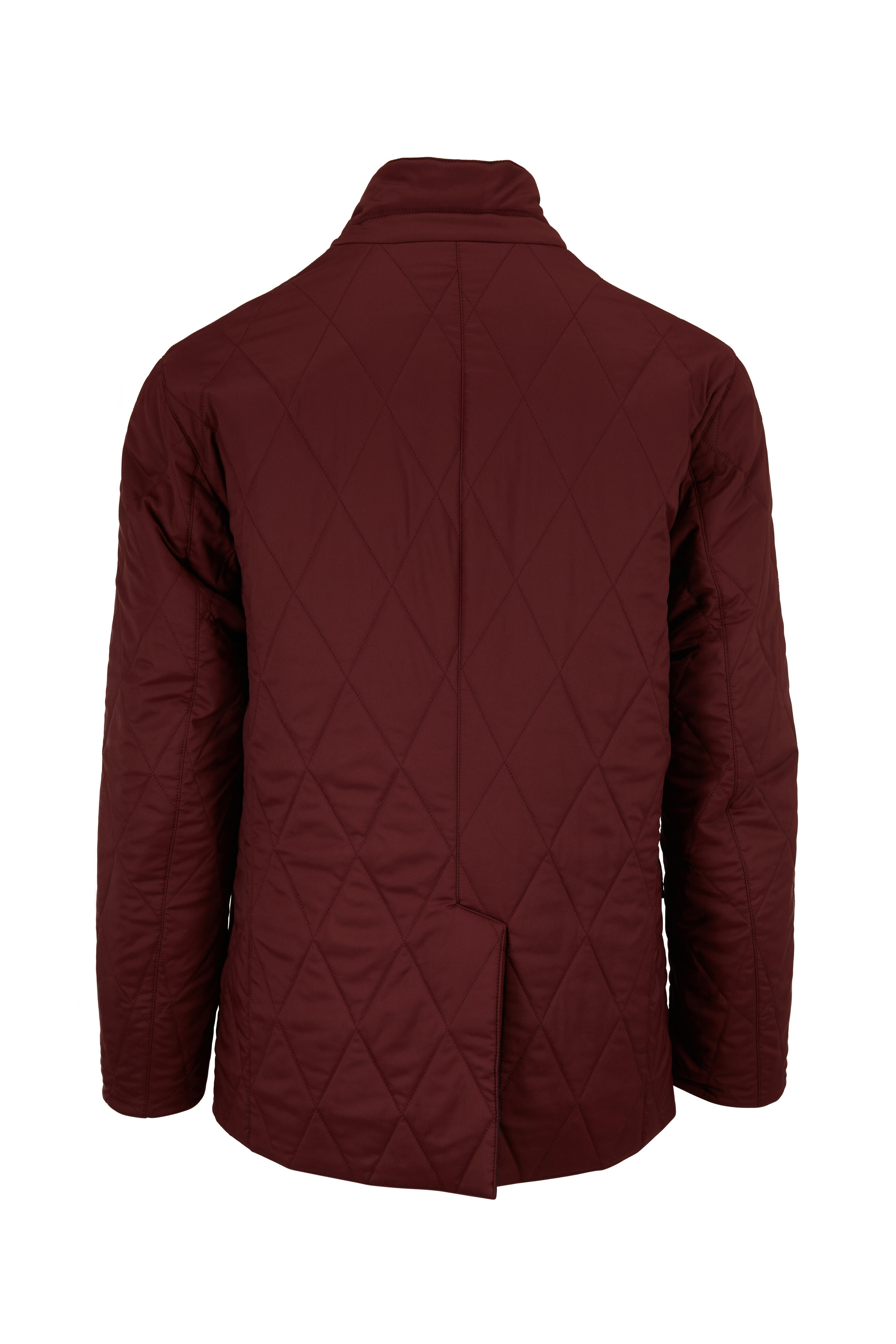 Brunello Cucinelli - Navy & Maroon Reversible Quilted Jacket