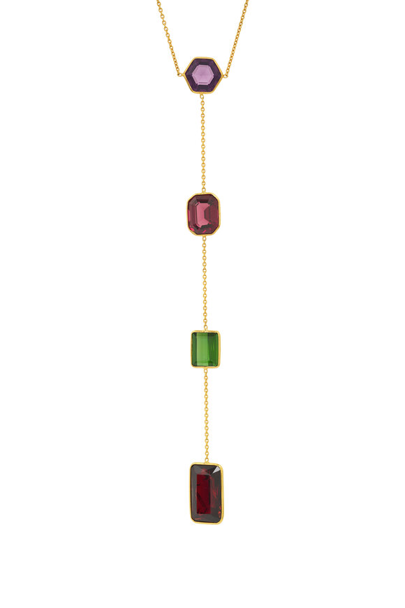 Renee Lewis - Tourmaline & Amethyst Necklace