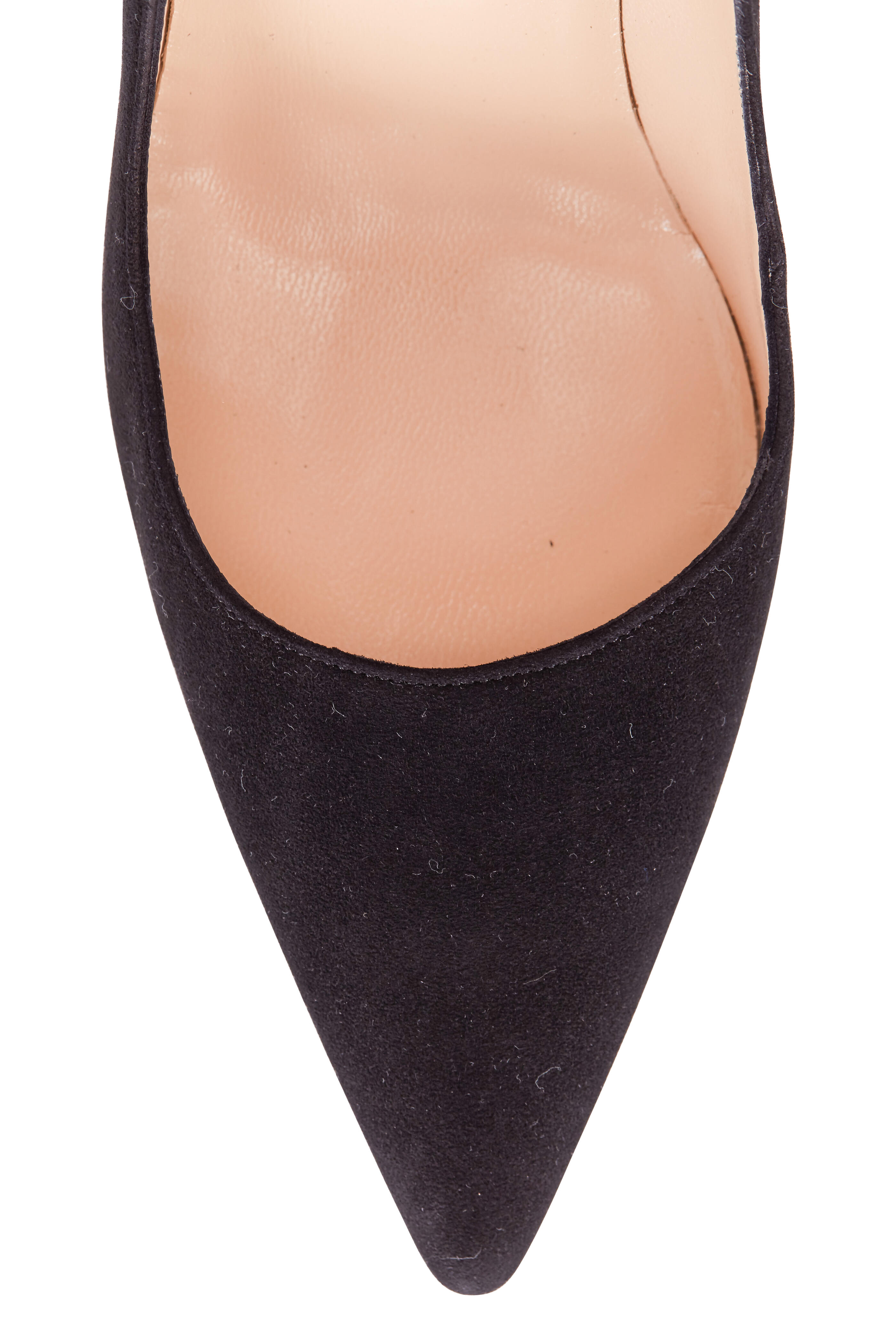 Manolo Blahnik - Lisa Black Suede Pump, 90mm