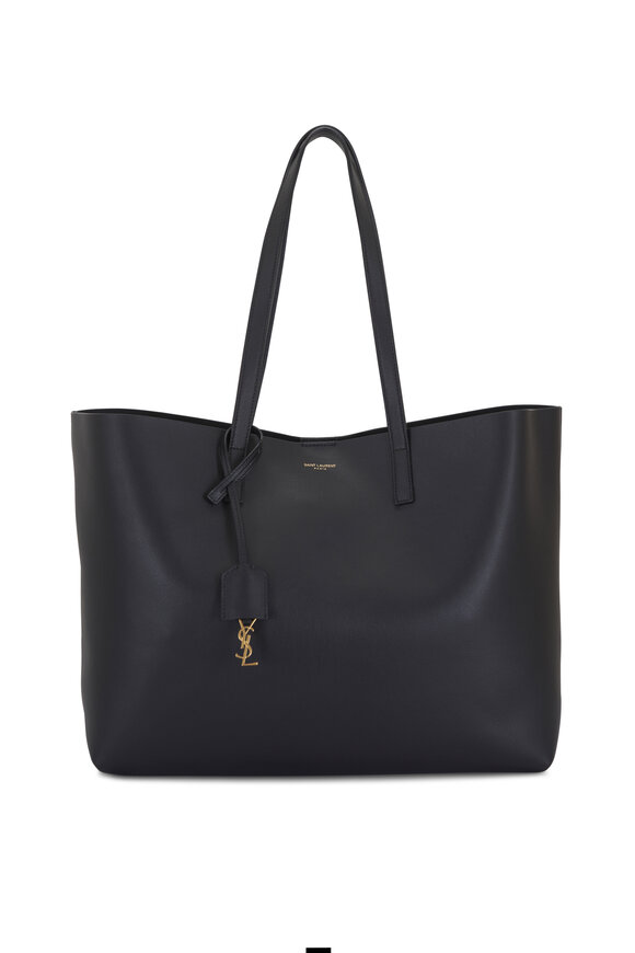Valentino Garavani - VLogo Black Grained Leather Medium Tote