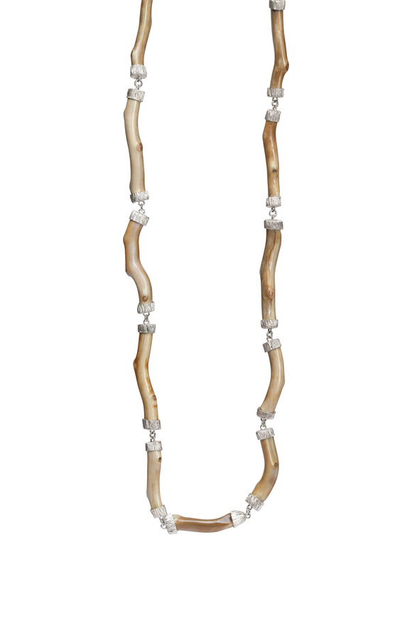 K. Brunini Jewels Large Twig & Coral Branch Necklace - view 1