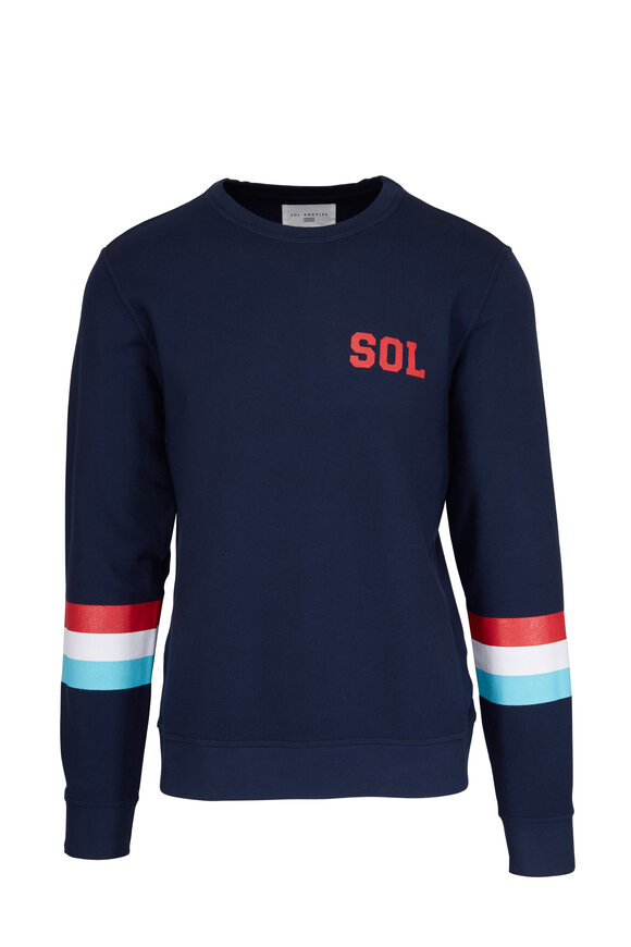 Sol Angeles - Sol Striped Sleeve Sweatshirt