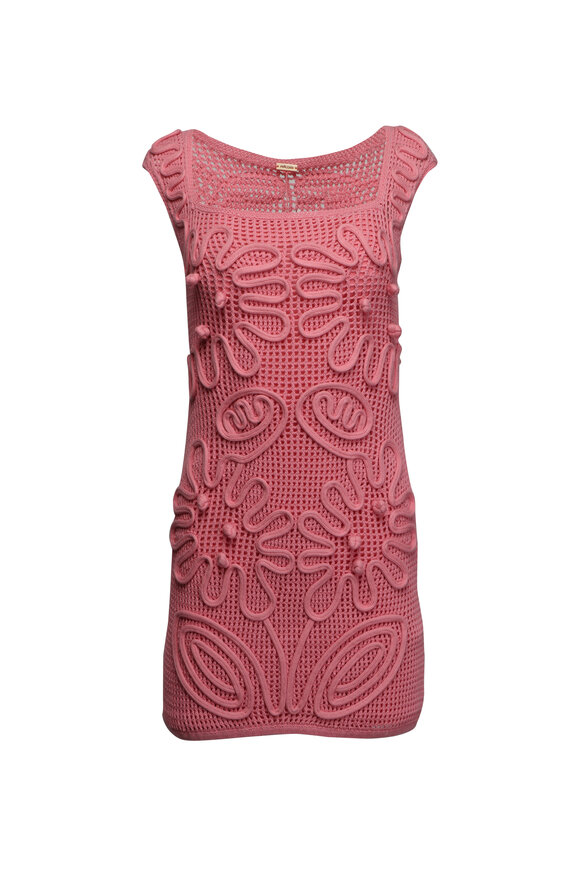Cult Gaia Chimi Bubble Pink Mini Dress