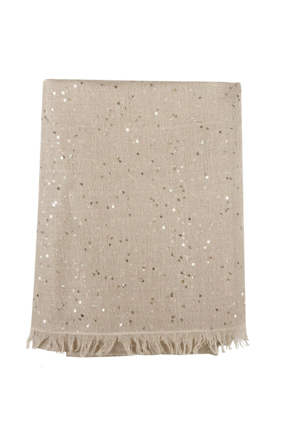 【関税＆送料込み】Brunello Cucinelli Lurex Scarf Brunello Cucinelli Lurex Detail Scarf | italist