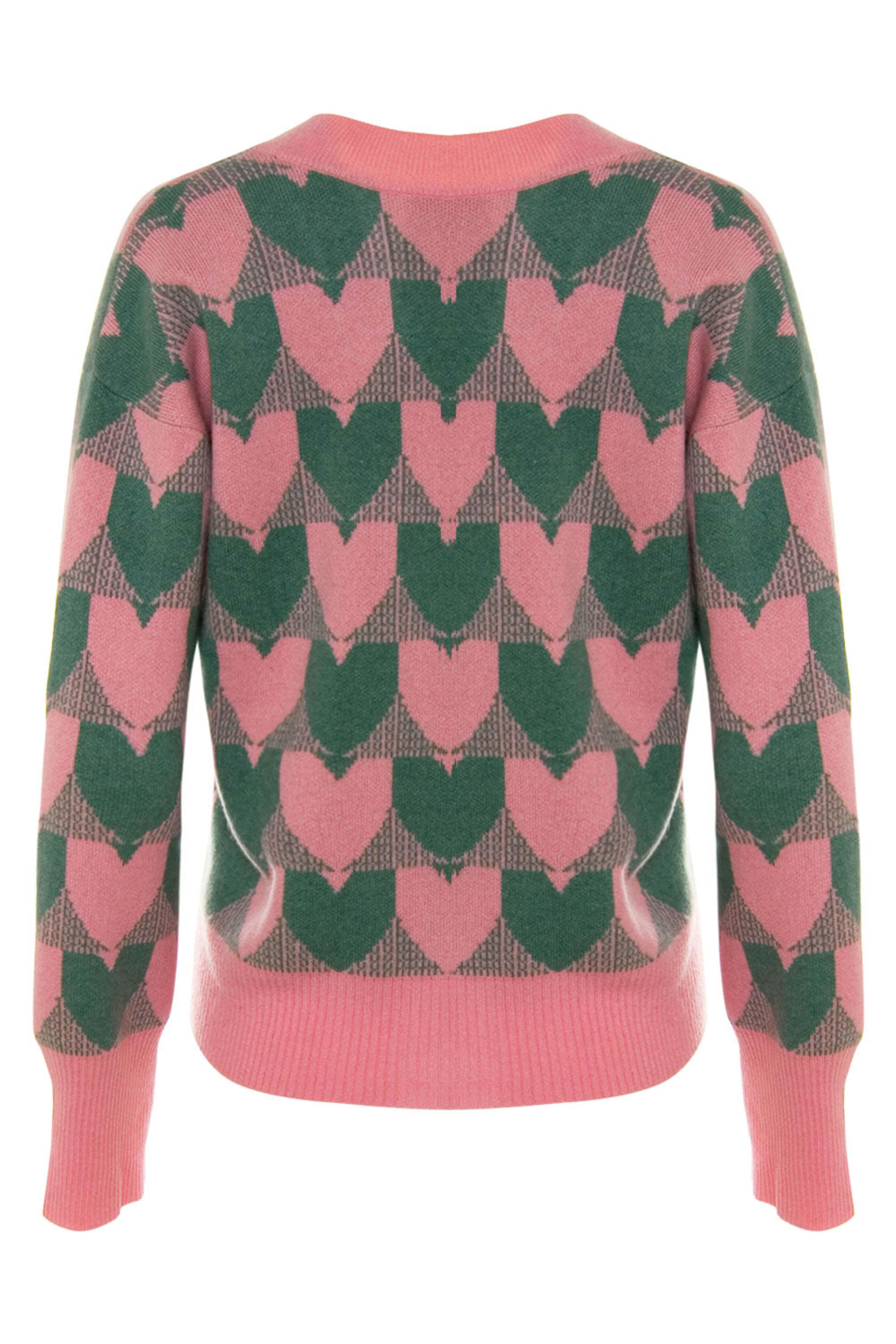 Kerri Rosenthal - Moss Ricki Cardi Heart in Check