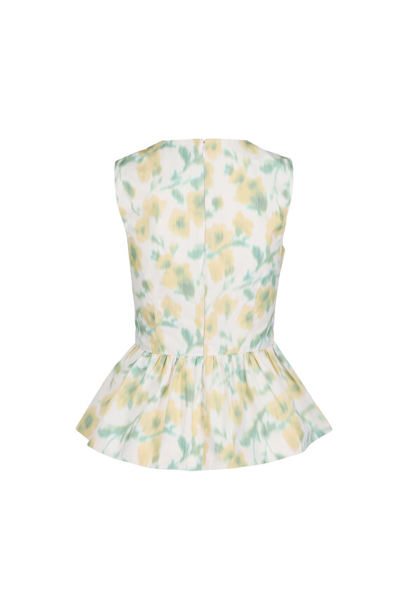 Tanya Taylor Astrid Butter Multi Blouse - view 2