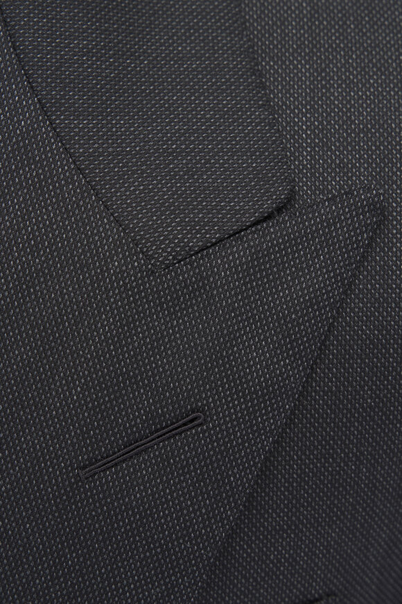 Tom Ford - Shelton Dark Gray Micro Weave Wool Suit