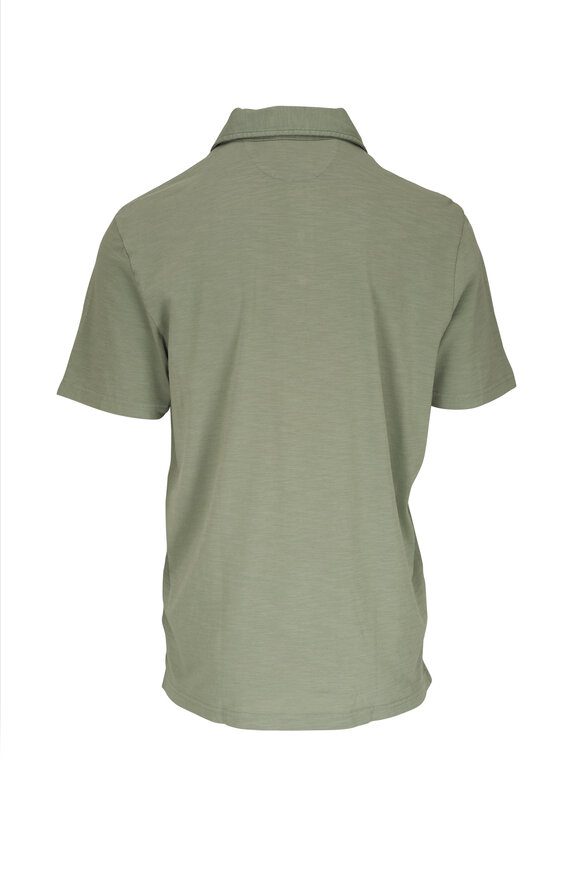 Faherty Brand - Sunwashed Faded Sage Polo