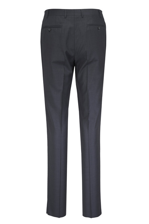 Canali Kei Gray Wool Sharkskin Suit - view 5