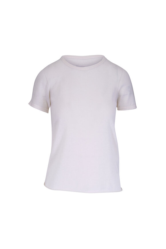 Majestic Milk Cashmere Crewneck T-Shirt - view 1