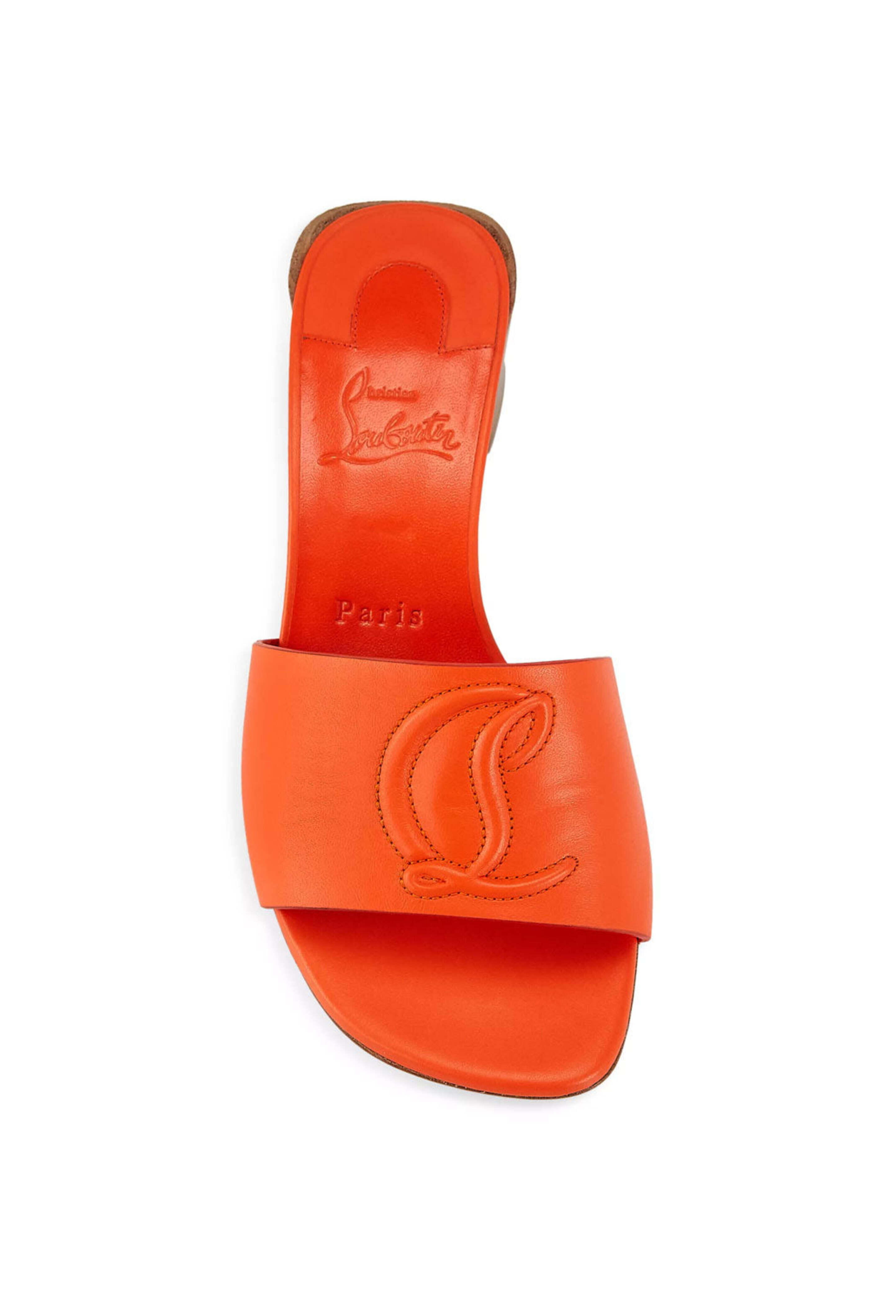 Christian Louboutin - So CL Mule in Vitamine | Mitchell Stores