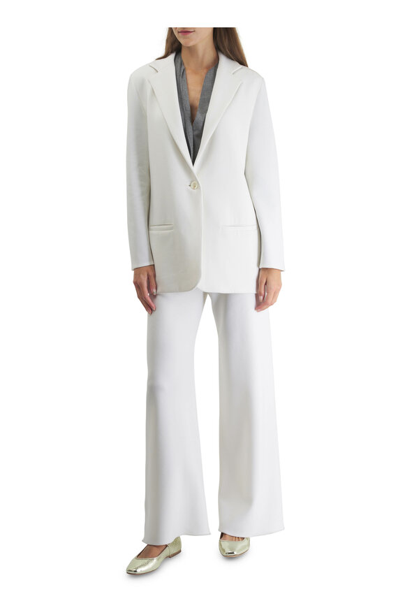 Peter Cohen - Gemini Ivory Double-Faced Wool Blazer