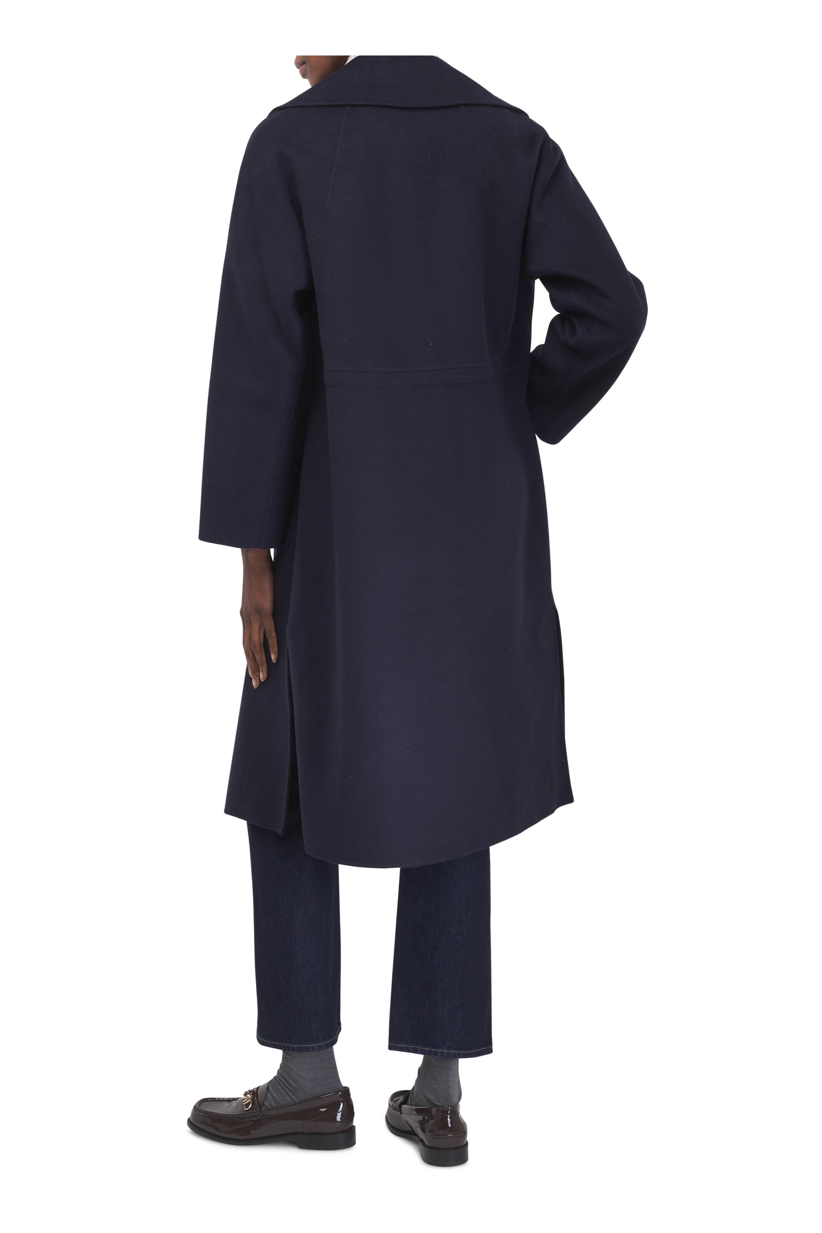 Bogner - Imani Navy Long Wool Coat