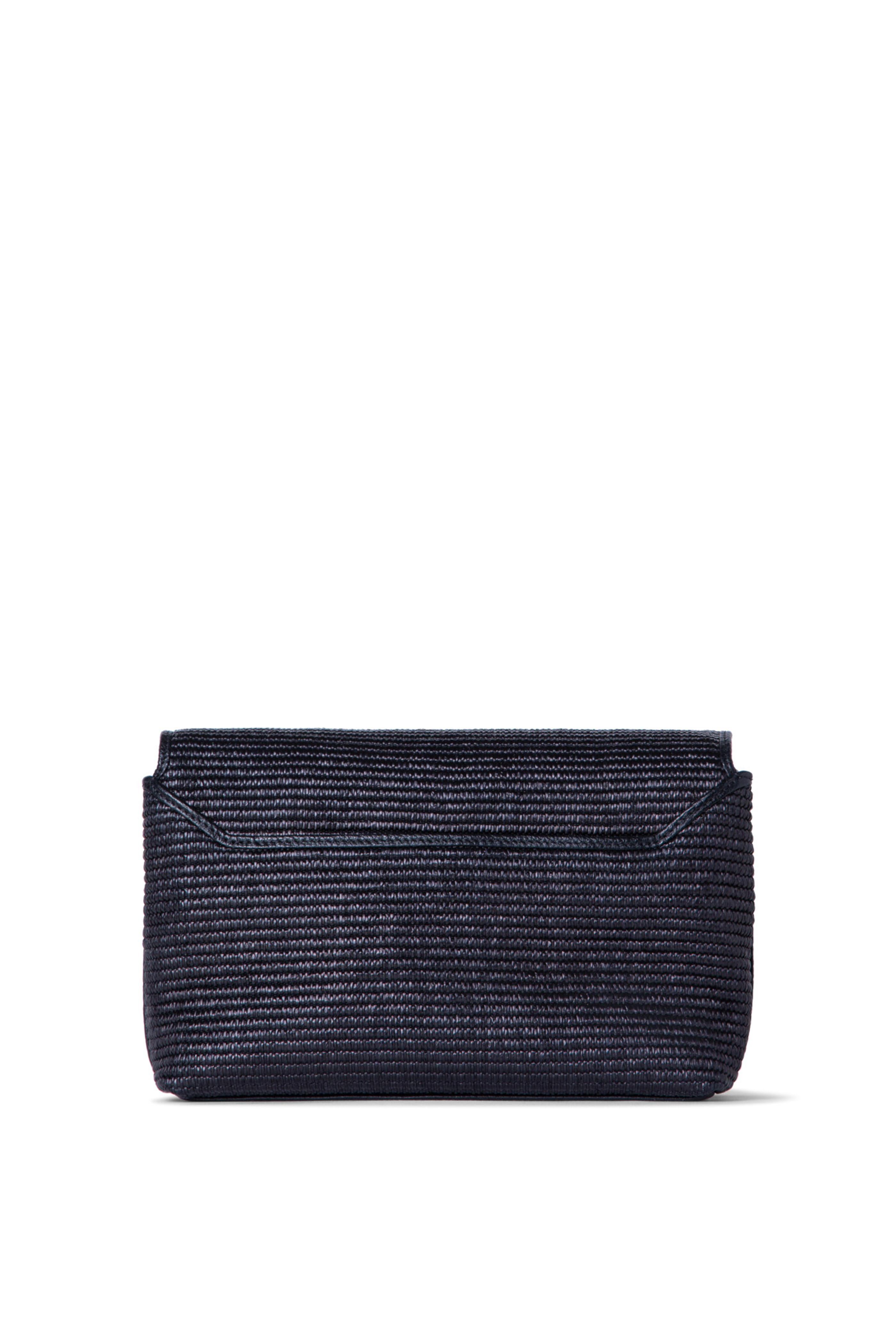 Akris - Small Anouk Black Woven Raffia Crossbody Bag
