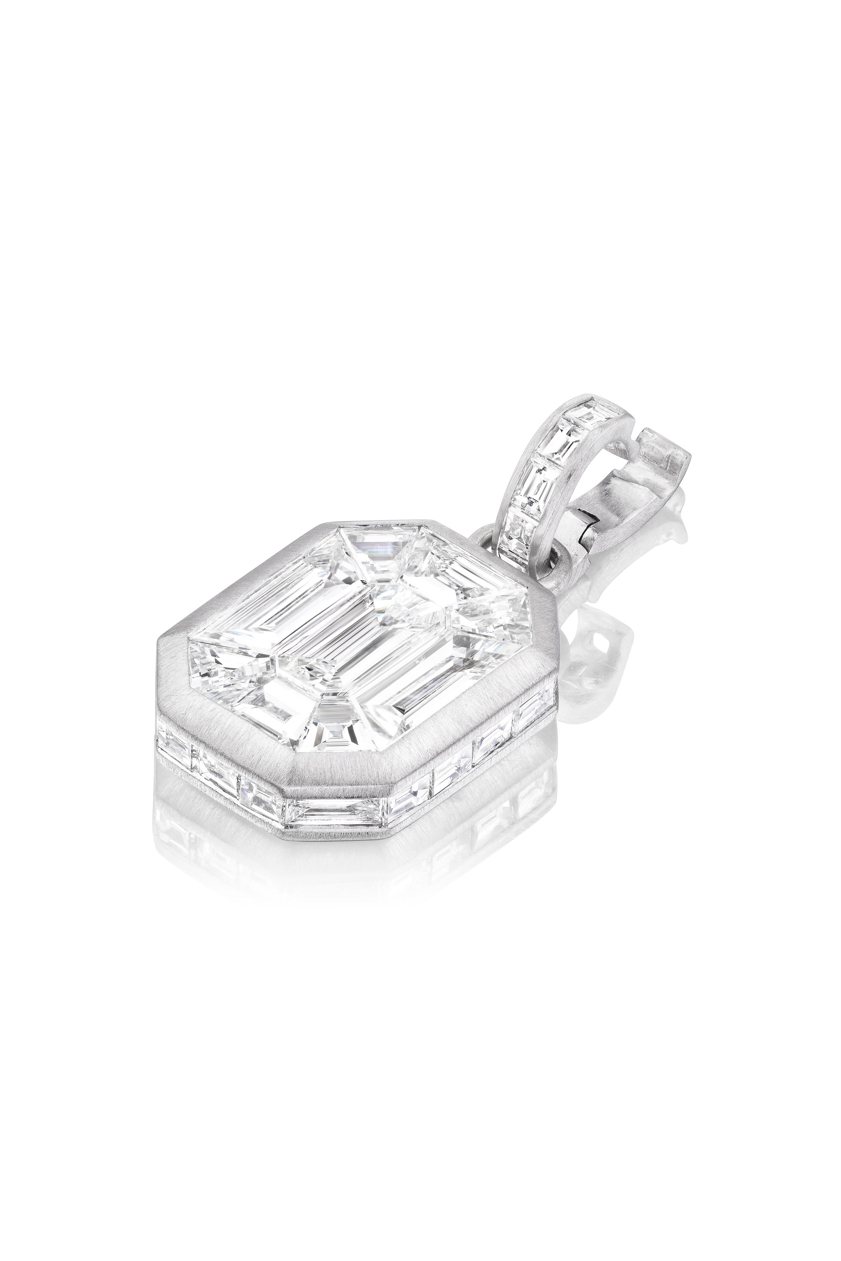 Nam Cho - Platinum Diamond Mosaic Pendant