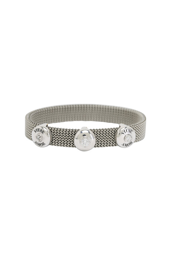 Demeglio Black Diamond Stretch Tennis Bracelet