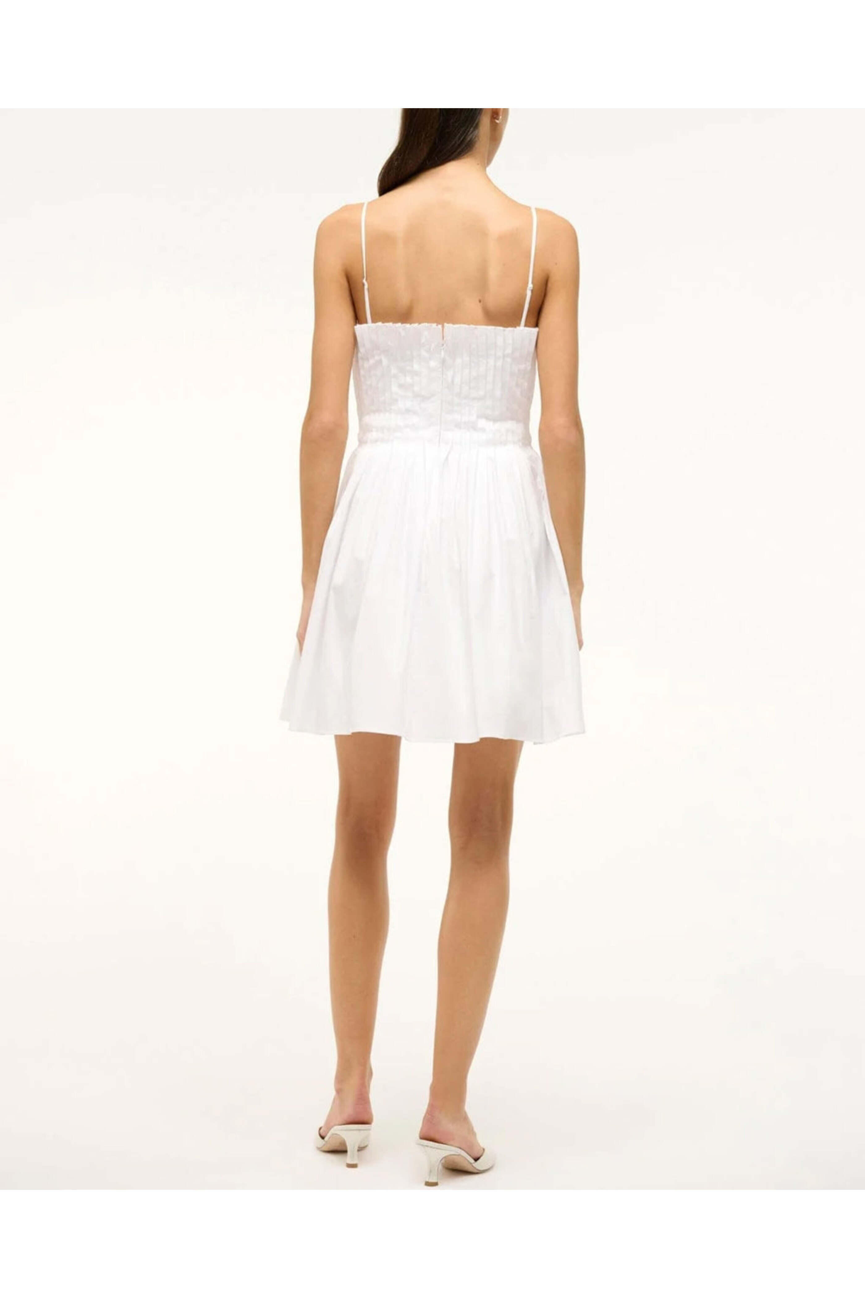 Staud - White Bella Mini Dress