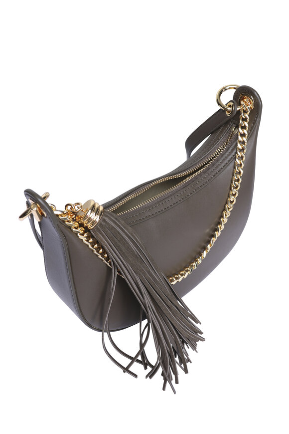 Veronica Beard Small Fortune Cypress Leather Shoulder Bag - view 4