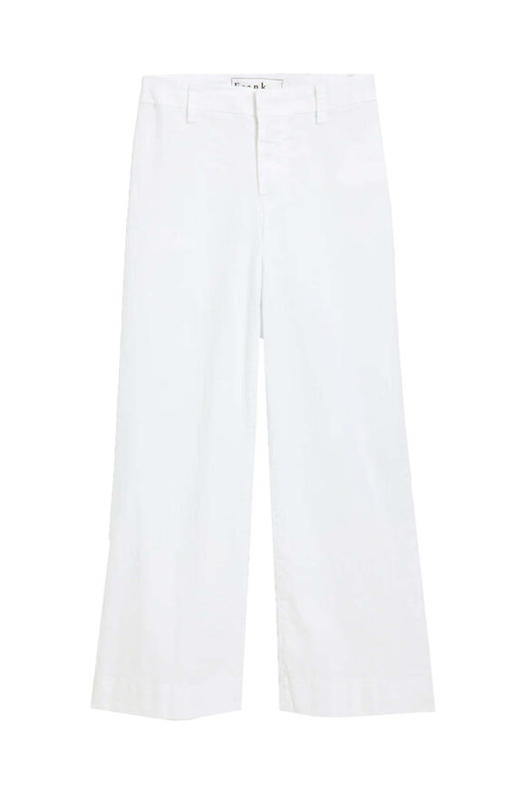 Vince - Optic White Pleated Culotte | Mitchell Stores