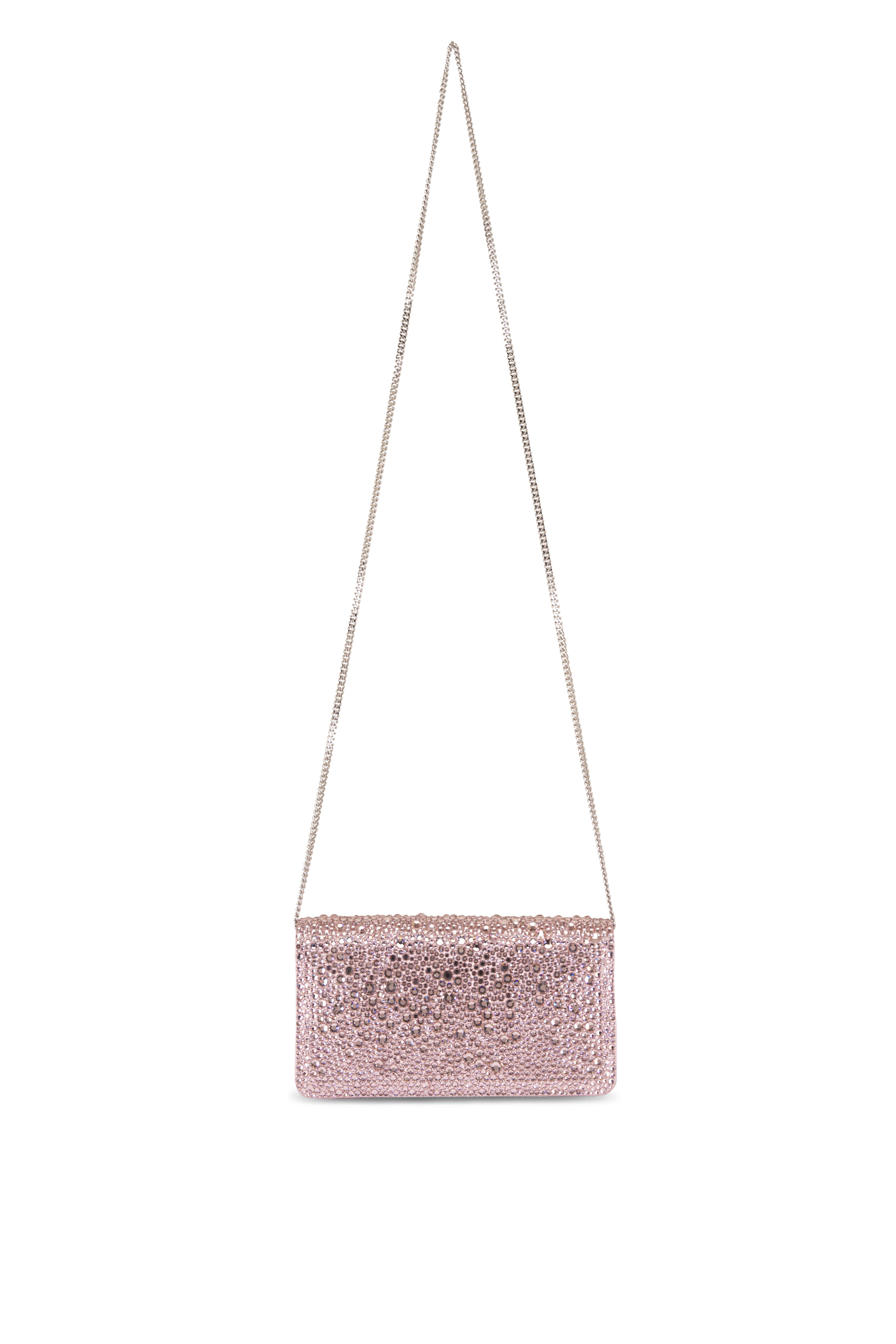 Valentino Garavani - Mini VLogo Sparkling Vintage Rose Chain Bag
