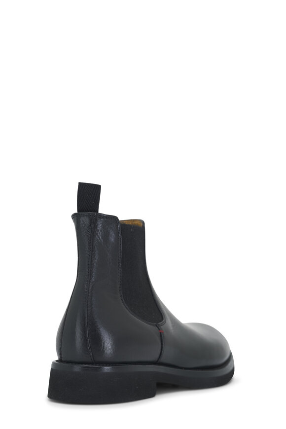 Kiton - Black Leather Chelsea Boot 