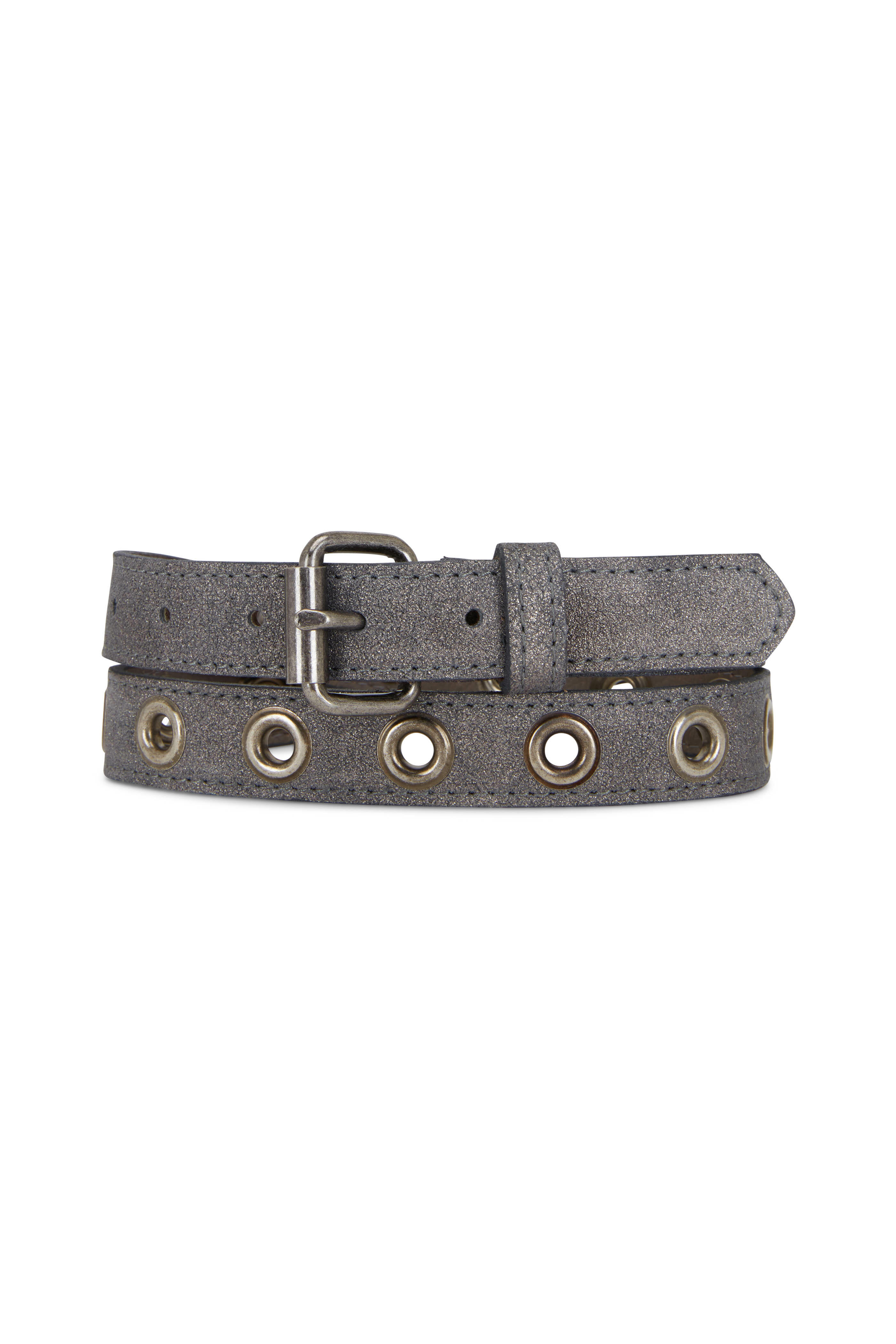 Single grommet clearance belt