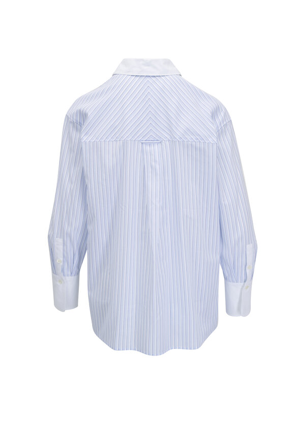 Bogner - Noalie Sky Blue Stripe Poplin Blouse