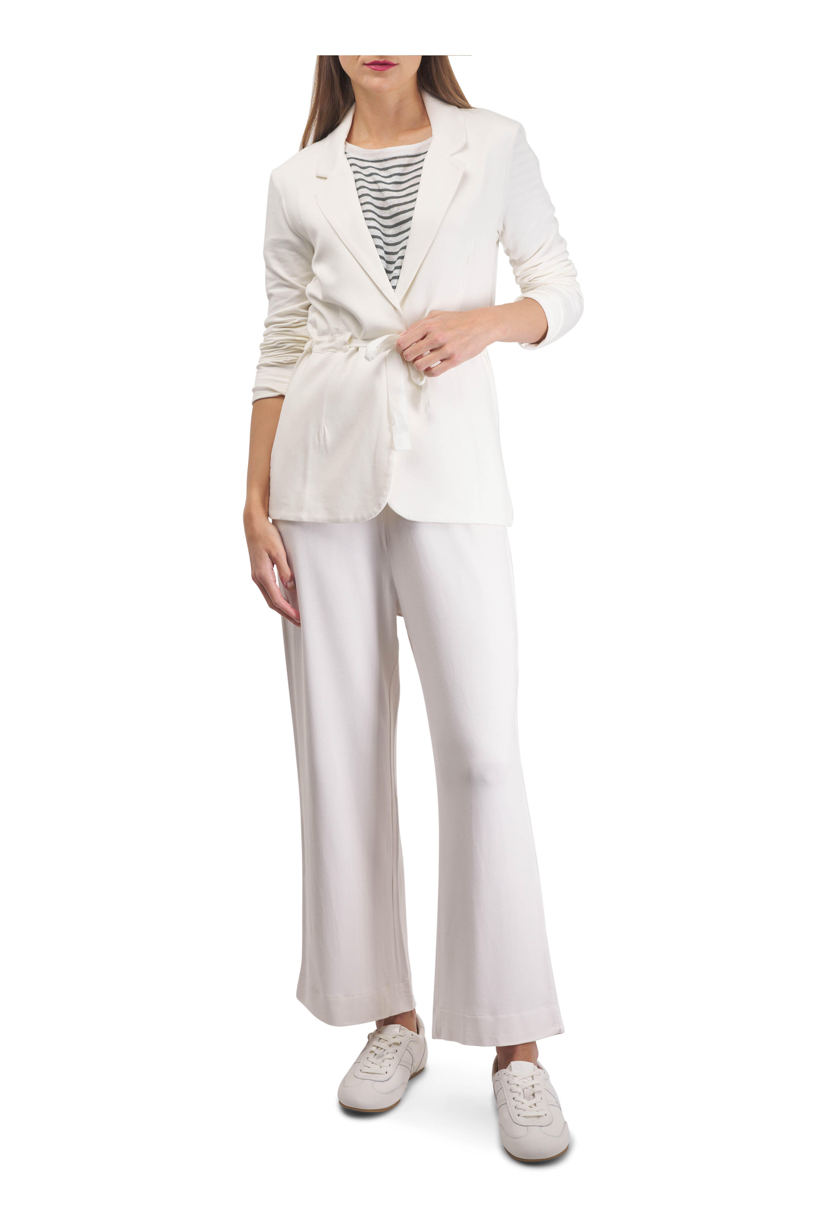 Veronica Beard - Riviera Coconut Leather Sneaker