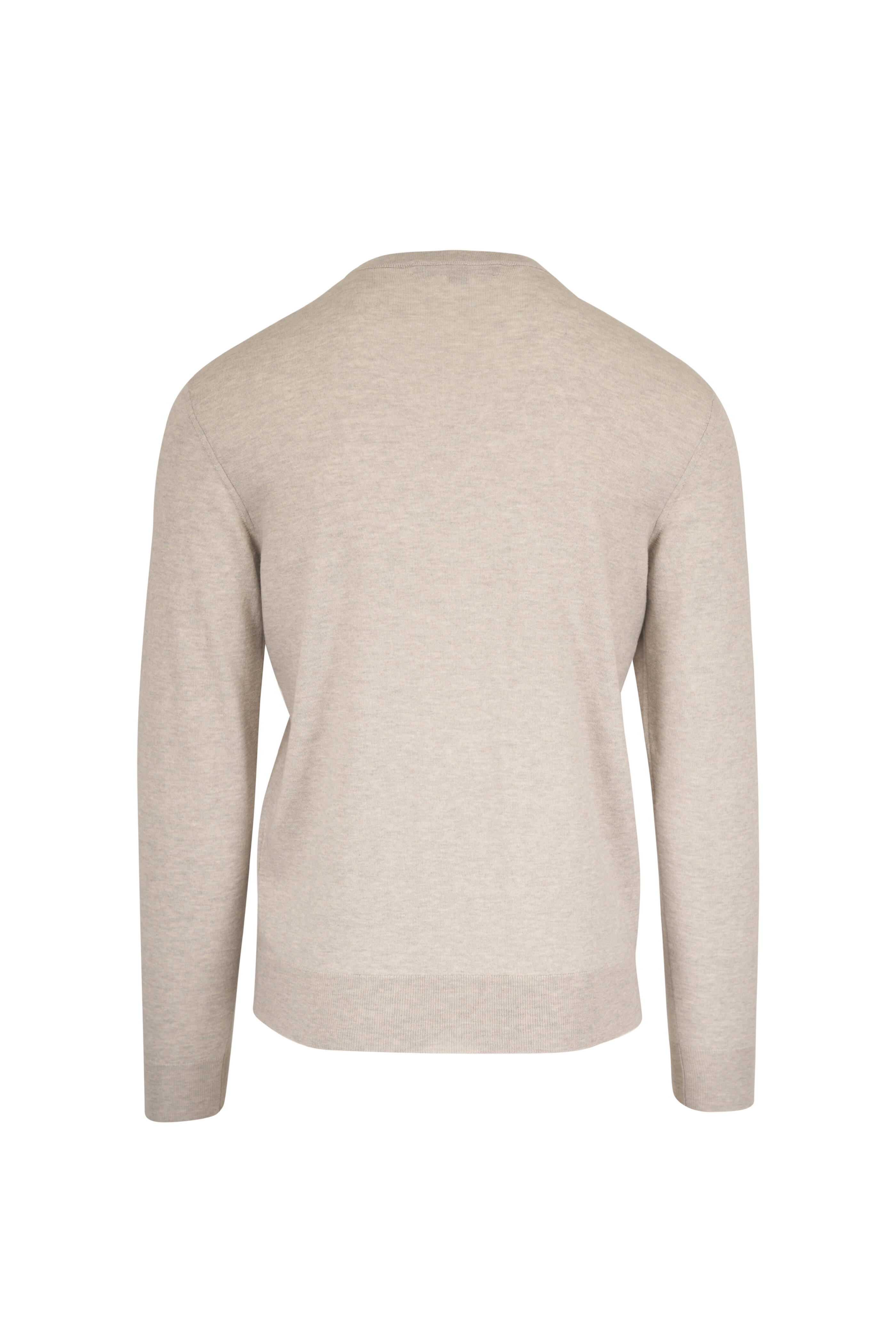 Ralph Lauren Purple Label - Light Gray Cashmere Sweater - view 2