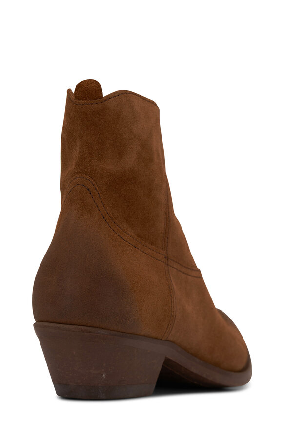 Golden Goose - Young Brown Suede Bootie, 25mm