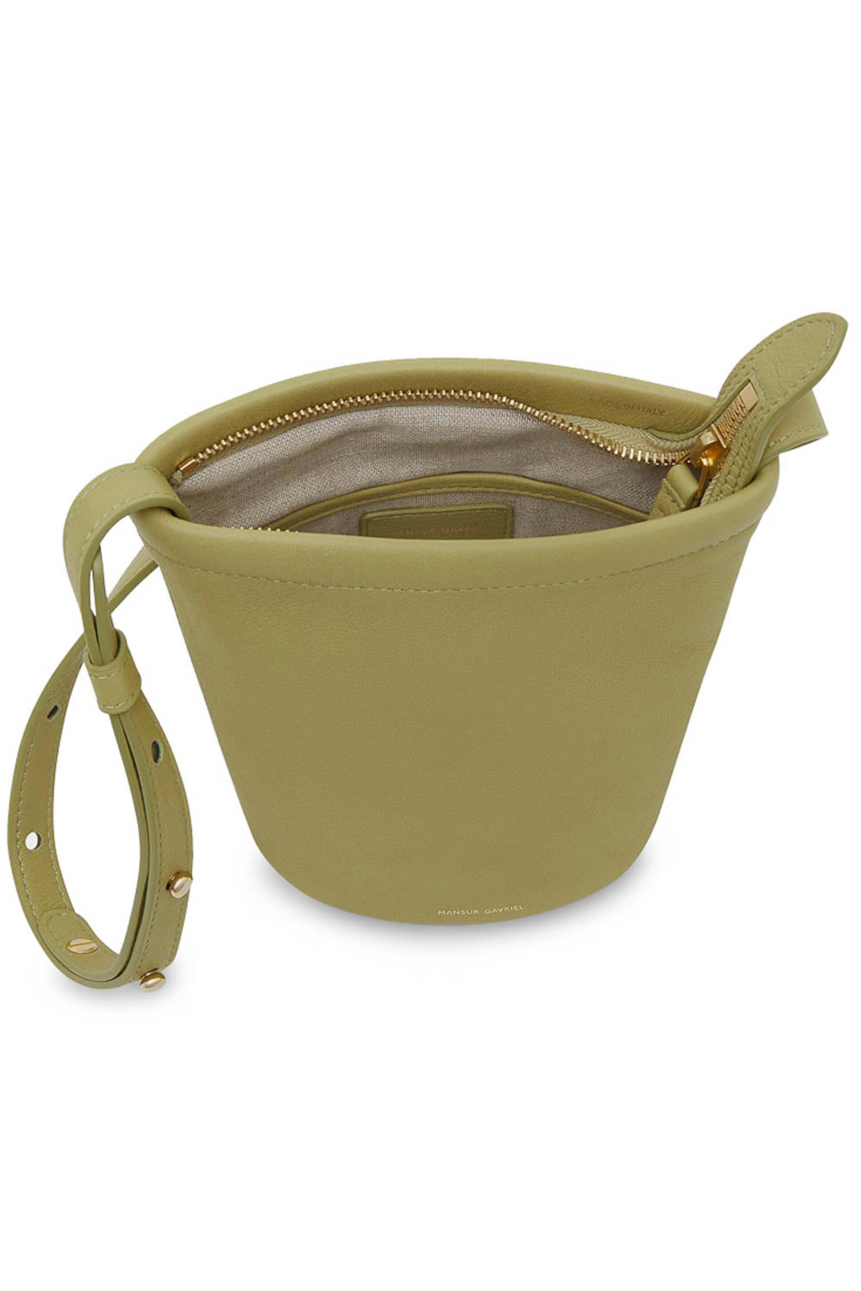 Mansur Gavriel - Zip Bucket Bag in Lime