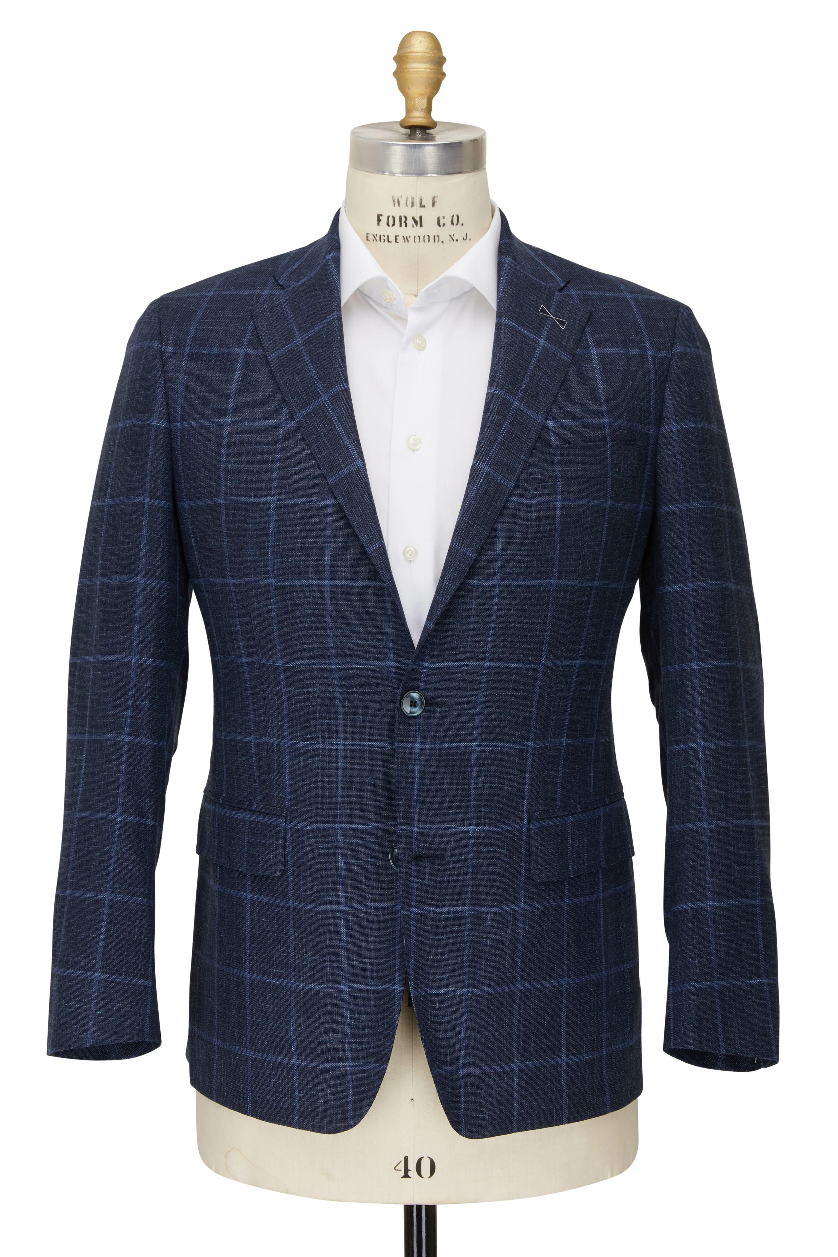 Atelier Munro - Dark Green Windowpane Sportcoat