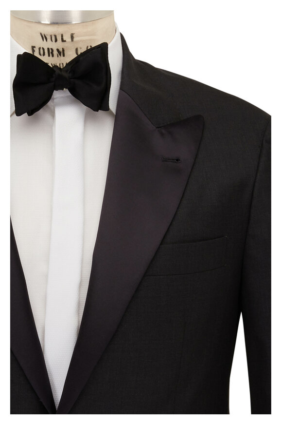 Brunello Cucinelli - Anthracite Wool & Silk Tuxedo