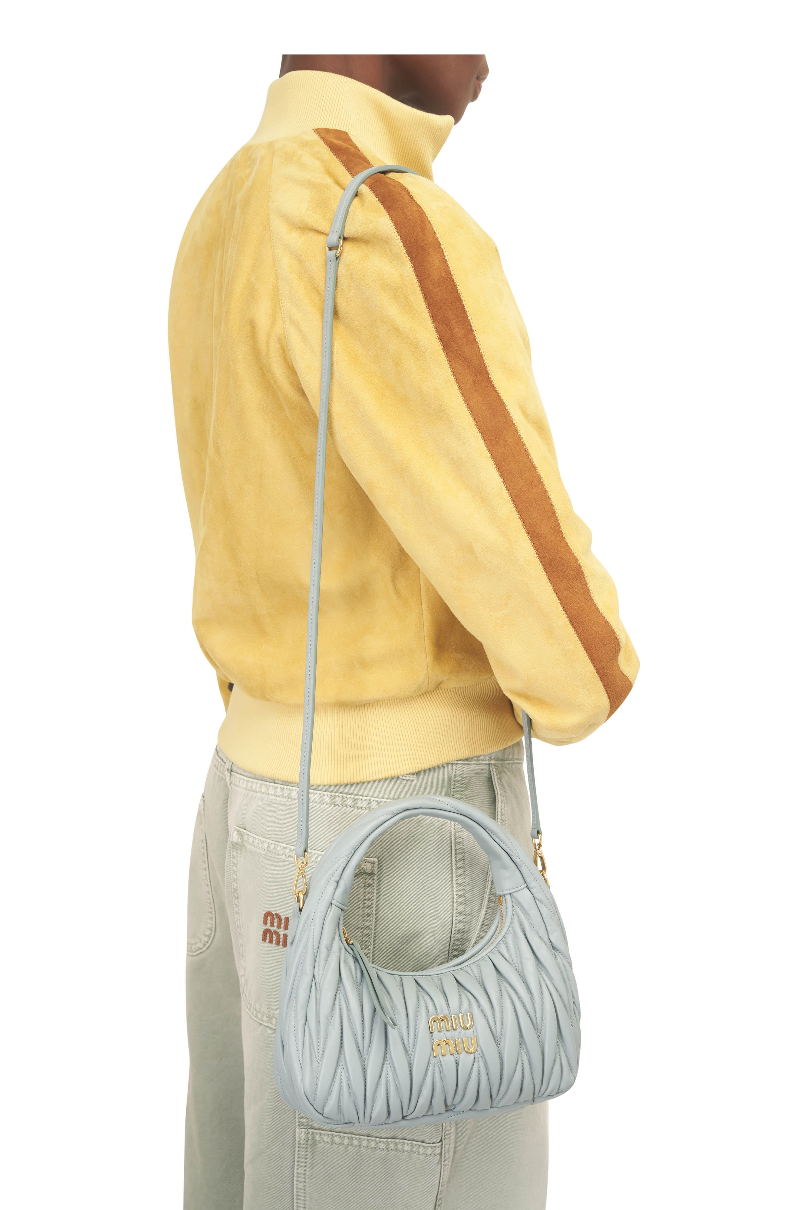 Miu Miu - Small Wander Quilted Leather Crossbody - view 2