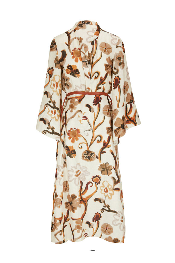 Dorothee Schumacher - Summer Ease Brown Flowers Print Dress