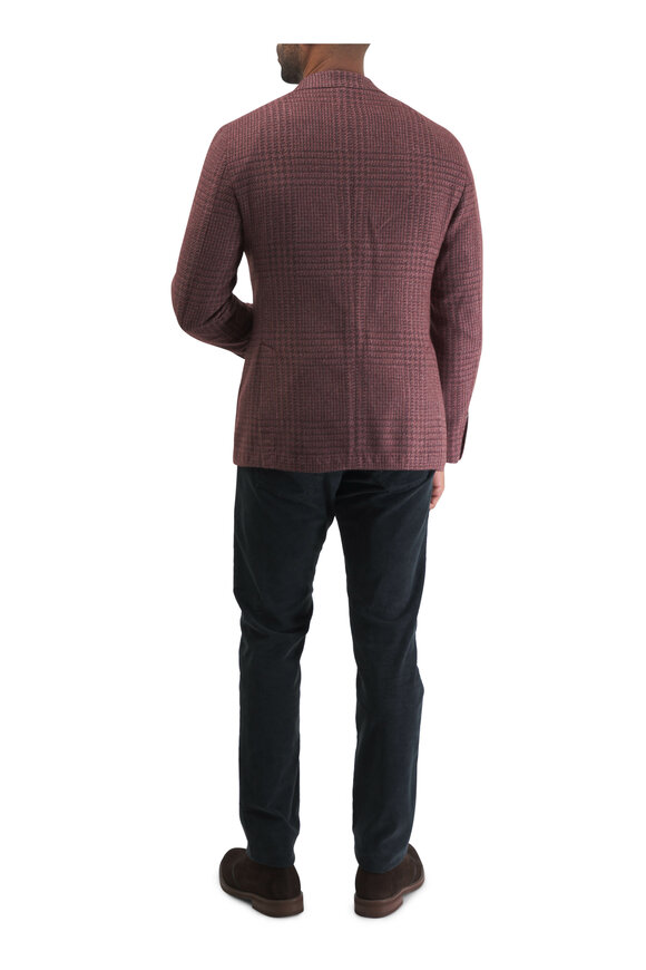 Fedeli - Mushroom Brown Super 140's Wool Crewneck Pullover